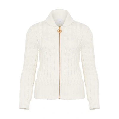 Patou Knitted Blouson In White