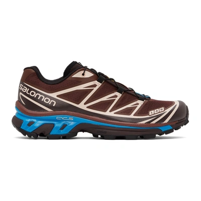Salomon Xt-6 Advanced Trail Running Shoes In Brown