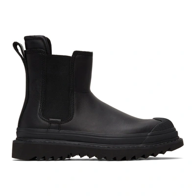 Diesel Black H-shiroki Che Chelsea Boots