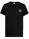 LOEWE ANAGRAM-EMBROIDERED COTTON T-SHIRT