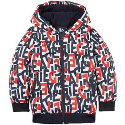 Aigle Puffer Jacket White In Red