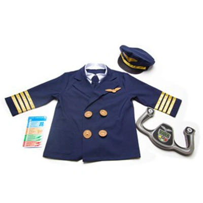 Melissa & Doug Babies'  Pilot Role Play Costume In Navy