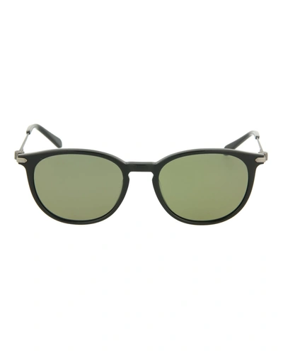 Brioni Round/oval Sunglasses In Black