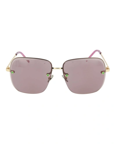 Pomellato Square/rectangle Sunglasses In Pink