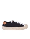 JW ANDERSON J.W. ANDERSON CANVAS AND LEATHER SNEAKERS