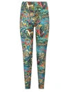 LA DOUBLEJ LA DOUBLEJ MULTICOLOR LEGGINS JUNGLE