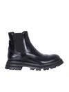 Alexander Mcqueen Chelsea Boot In Leather In Black