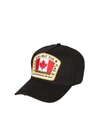 Dsquared2 Dsquared Men Baseball Hat With Logo In Black
