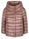 Herno Sofia Quilted Down Jacket In Pink