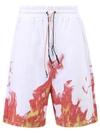 IHS IHS PRINTED COTTON BERMUDA SHORTS