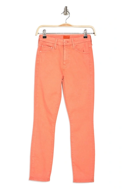 Mother The Looker Crop Skinny Jeans In Mgo Mango