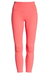 Zella Live In High Waist Pocket 7/8 Leggings In Pink Paradise