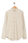 14th & Union Grindle Long Sleeve Trim Fit Shirt In Ivory-grey Grindle