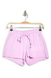 Bella Plus Canvas Sueded Sweat Shorts In Lilac