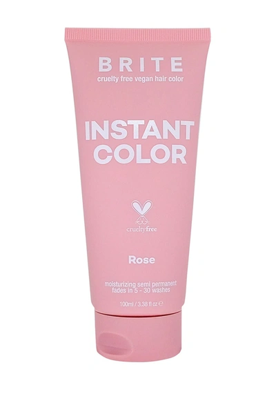 Brite 100ml Instant Color Semi-permanent Hair Dye In Rose