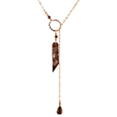 Deux Mains Macilia 18k Gold Long Lariat