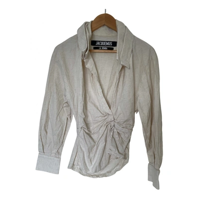 Pre-owned Jacquemus La Bomba Shirt In Beige