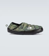 The North Face Green Thermoball Traction V Slippers In Green
