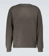 AURALEE BRUSHED WOOL AND MOHAIR jumper,P00594345