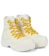 Bottega Veneta Lace-up Boots In White