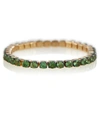 SHAY JEWELRY THREAD 18KT GOLD RING WITH GREEN GARNETS,P00587918