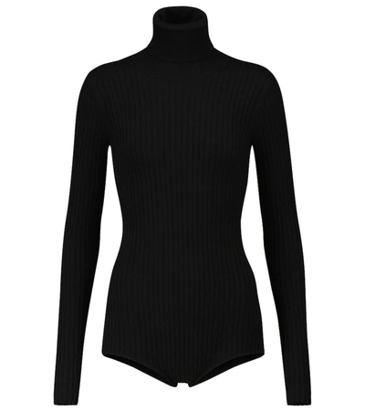 Dodo Bar Or Lewis Crystal-embellished Rib Knit Top In Black