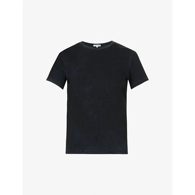 Cotton Citizen The Standard Faded Cotton-jersey T-shirt In Vintage Black