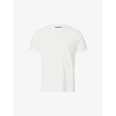 Vilebrequin Mens Craie Pocket-detail Organic-cotton T-shirt M