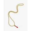 Christian Louboutin Womens Sooooo Glow Gold-tone Chain And Charm