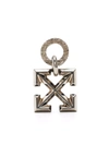 OFF-WHITE ARROW CHARM EARRING