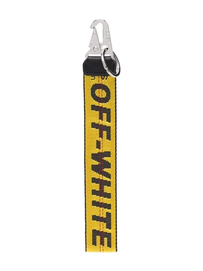 Off-white Classic Industrial 钥匙扣 In Yellow