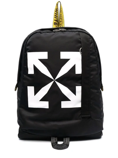 Off-white Cut Here Easy Backpack In Black