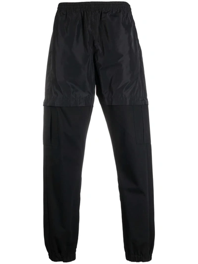 Off-white Hybrid Cargo Pants In Black