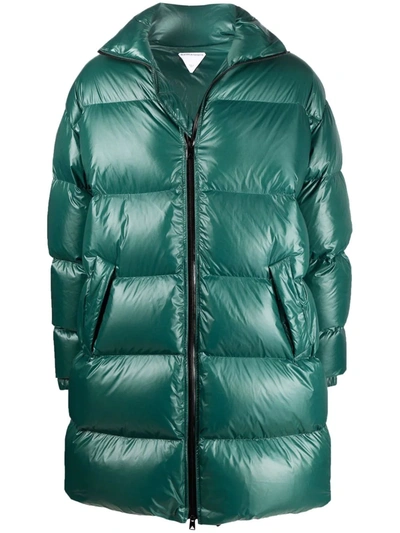 Bottega Veneta Packable Oversize Down Puffer Jacket In Green