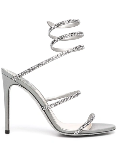 René Caovilla Cleo High-heel Sandals In Silver