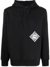 Y-3 GRAPHIC LOGO-PRINT RELAXED HOODIE