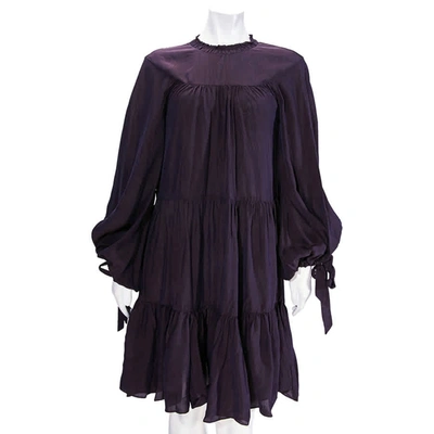 3.1 Phillip Lim / フィリップ リム Ladies Purple Short Gathered Dress