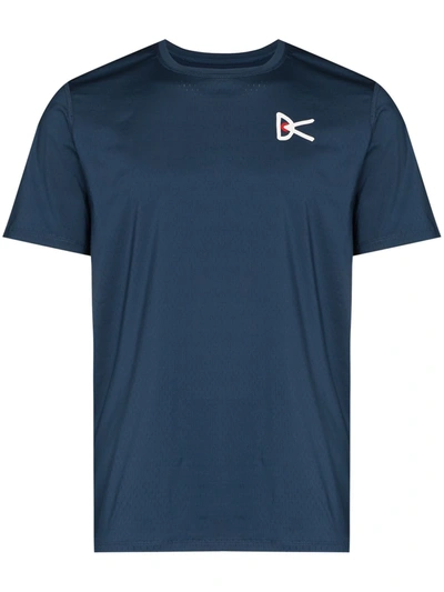 District Vision Air-wear Short-sleeve T-shirt In Blue