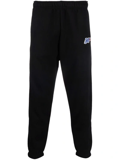 Diesel Logo Patch Sweatpants In Black