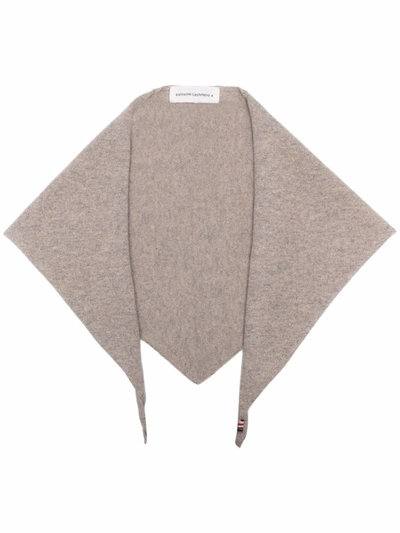 Extreme Cashmere Knitted Snood Scarf In Neutrals