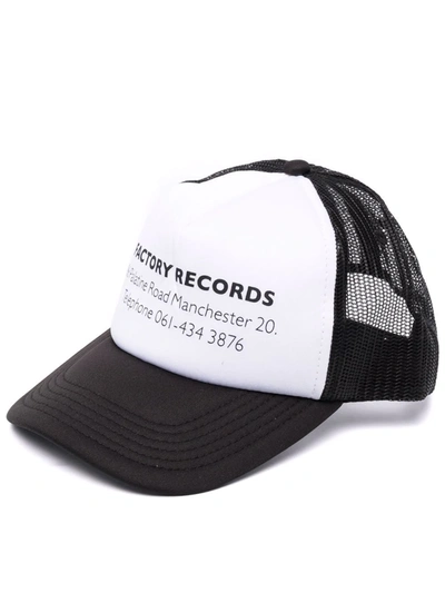 Pleasures Text-print Mesh Baseball Cap In Black