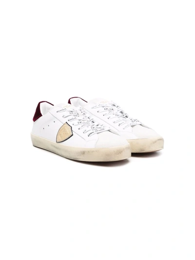Philippe Model Teen Prsx Low-top Leather Trainers In White
