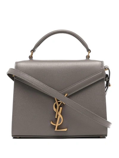 Saint Laurent Mini Cassandra Handtasche In Grey