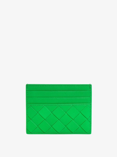 Bottega Veneta Card Holder In Green