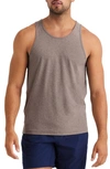 Rhone Reign Tech Performance Tank In Granite Heather