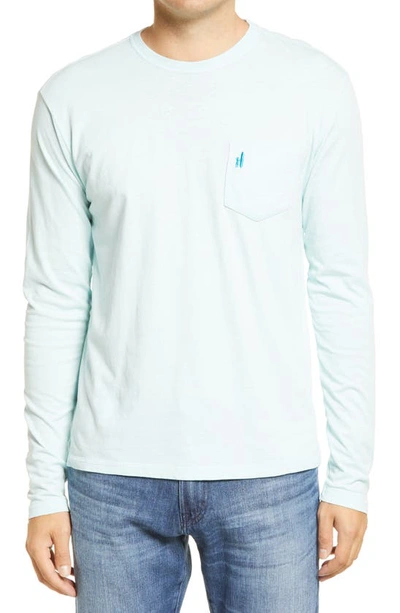 Johnnie-o Brennan Long Sleeve Pocket T-shirt In Whaler