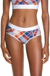 Tomboyx Hipster Briefs In Rebel Tartan