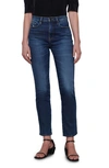 Frame Le Sylvie High Waist Slim Straight Leg Jeans In Caribou
