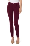 Liverpool Gia Glider Knit Pull-on Pants In Ruby Port