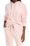 Ugg Belden Velour Hoodie In Pink Opal